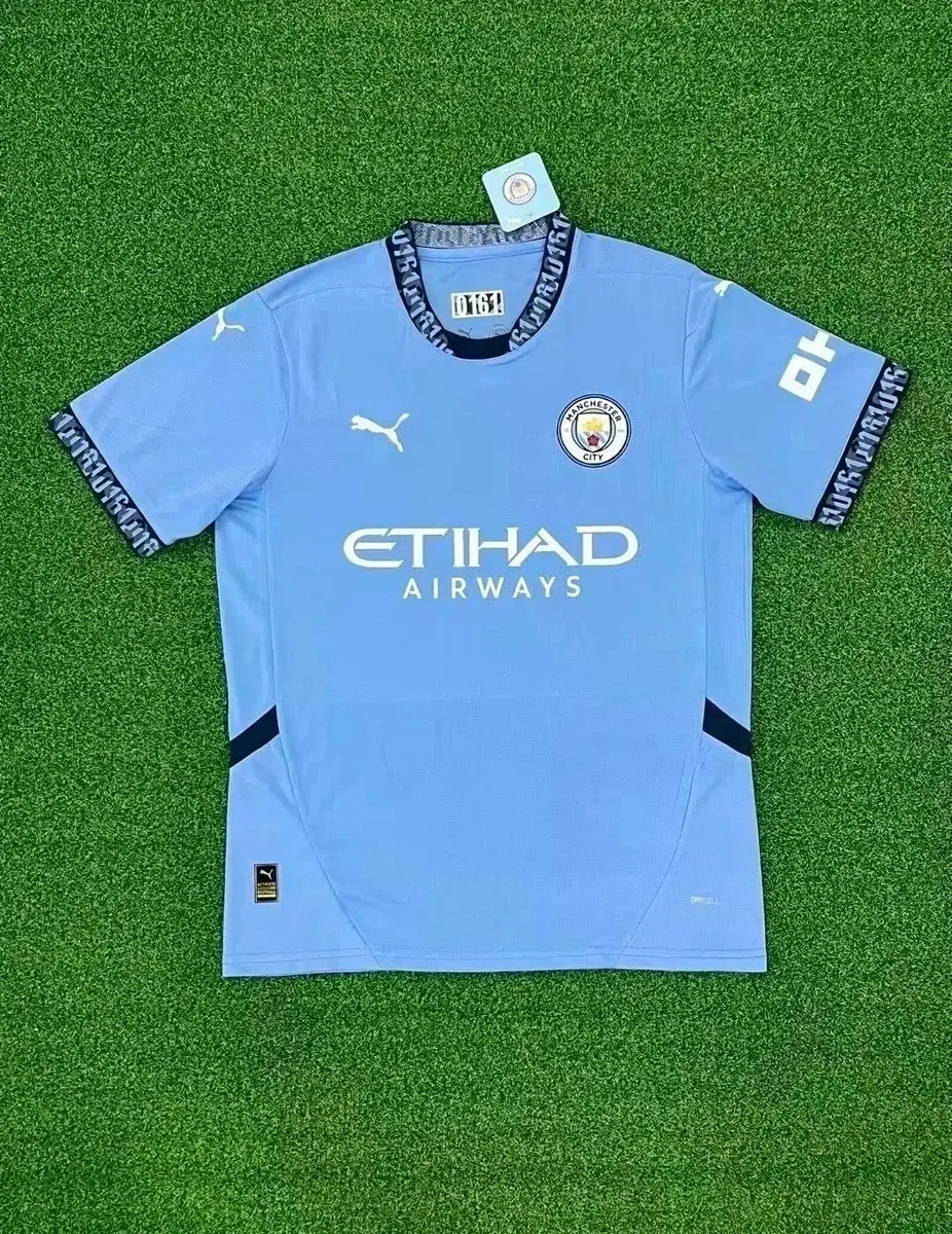 Puma Puma Manchester City Home Jersey Light Blue Blue