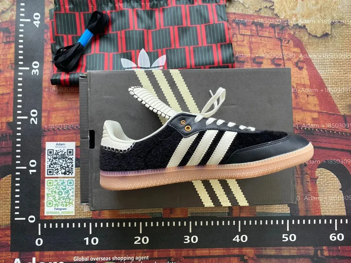 Adidas Adidas Samba Black/White Sneakers Black - 1