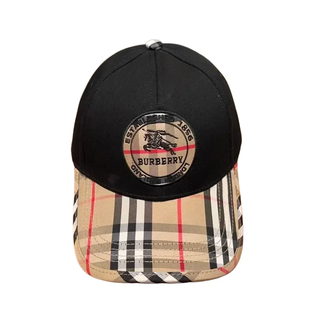 Burberry Burberry Classic Check Cap Black Headwear Black - 1