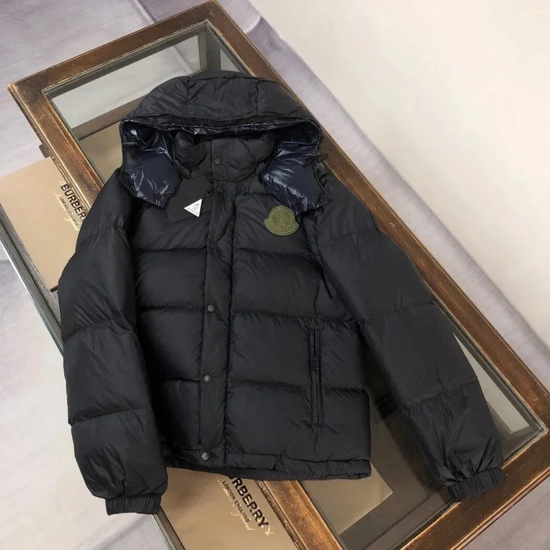 Burberry Burberry Black Puffer Jacket with Hood Black - 1