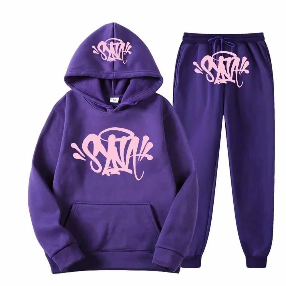 Other Purple 'SAINT' Tracksuit Set Purple - 1