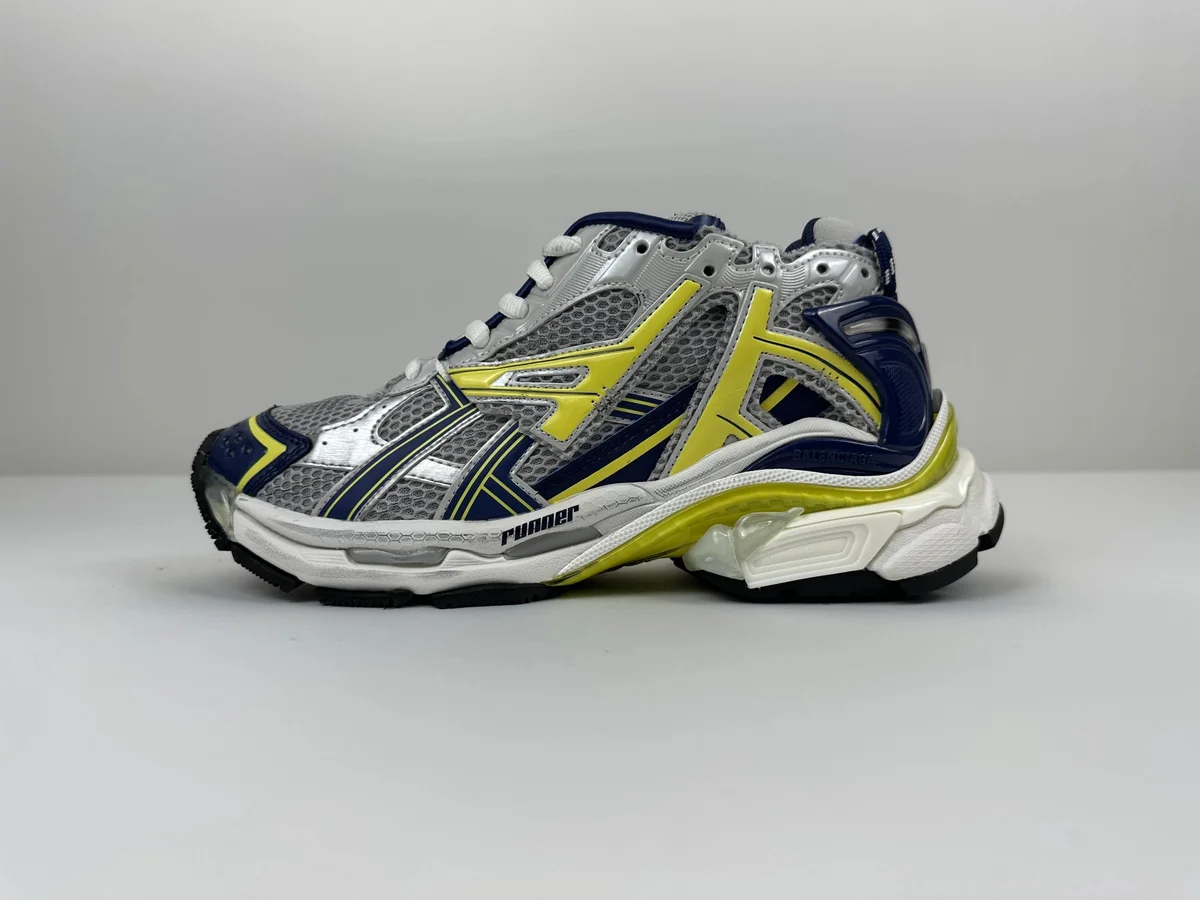 Balenciaga Balenciaga Runner Silver/Yellow Sneakers Silver - 1