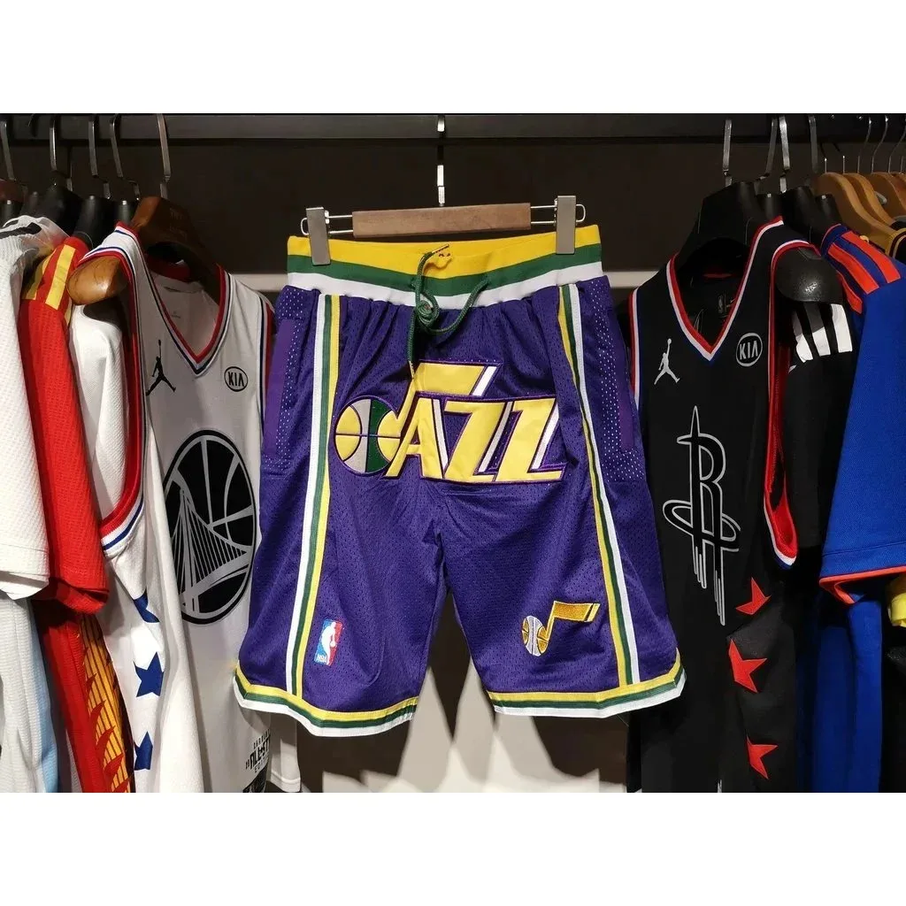Other NBA Utah Jazz Shorts Purple Purple - 1