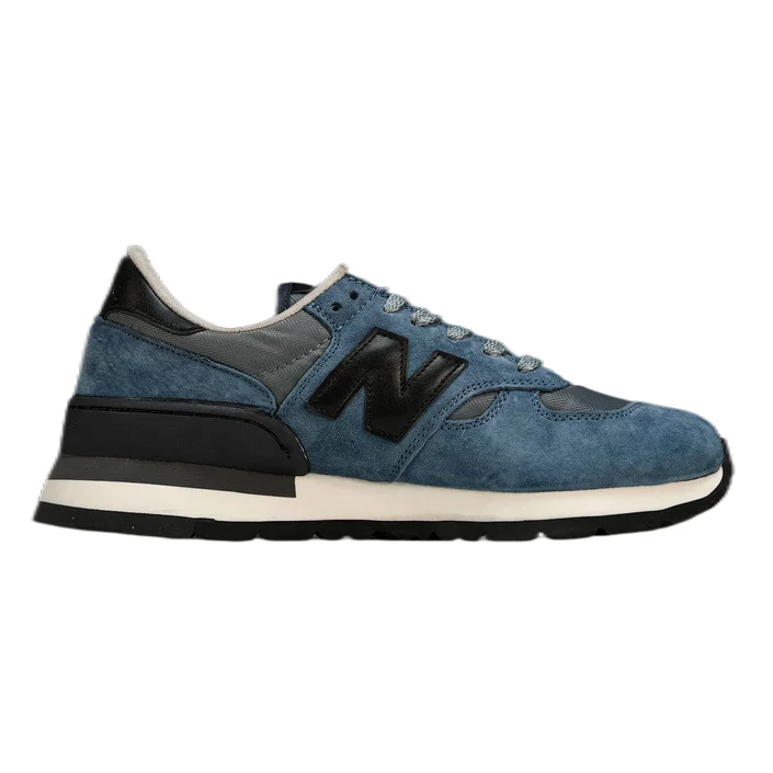 New Balance New Balance 990 Blue Suede Sneakers Blue - 1
