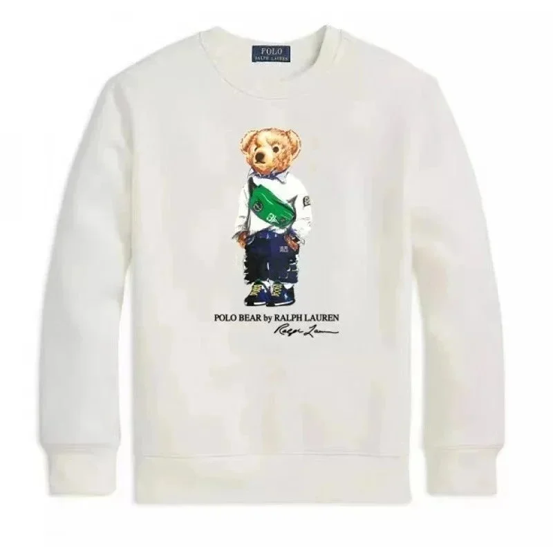 Polo Ralph Lauren Polo Ralph Lauren Polo Bear White Crewneck Sweatshirt White - 1