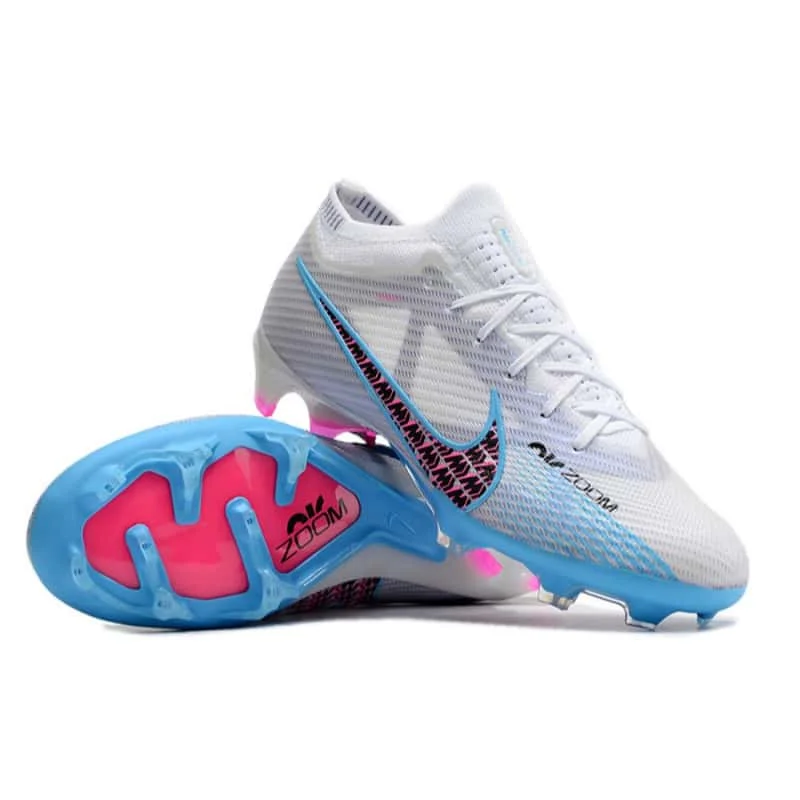 Nike Nike Mercurial White Blue Soccer Cleats White
