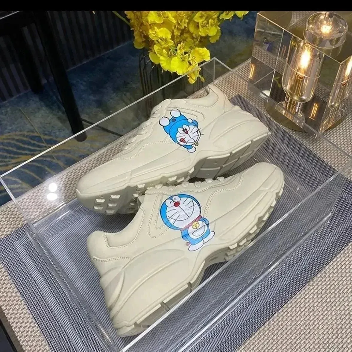 Gucci Gucci Rhyton Doraemon White Sneakers White - 1