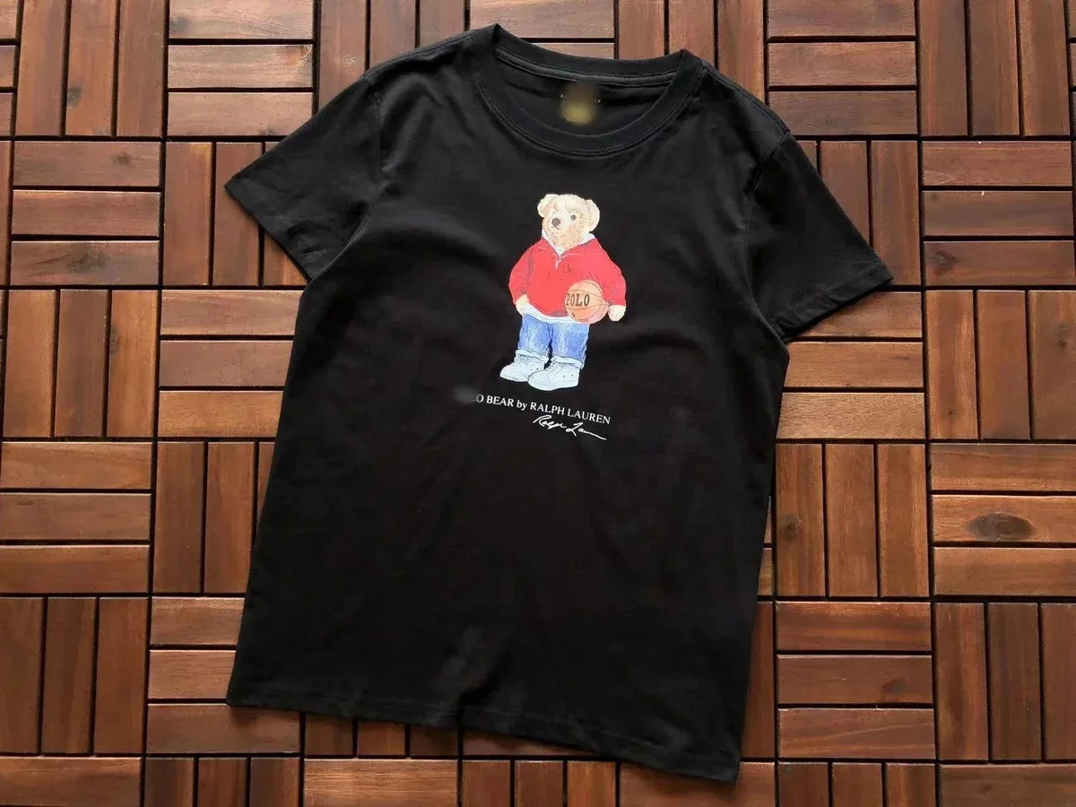 Polo Ralph Lauren Polo Ralph Lauren Bear T-Shirt Black Casual Black - 1