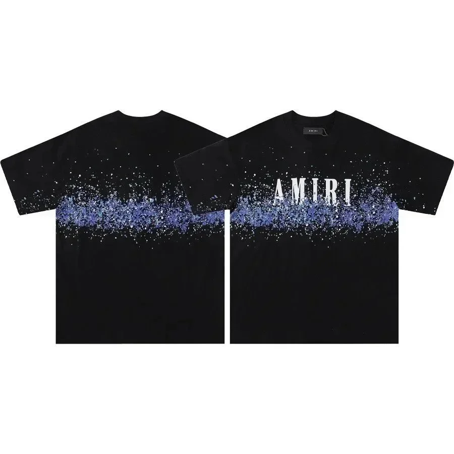 Amiri Amiri Black Galaxy Print T-Shirt Black - 1