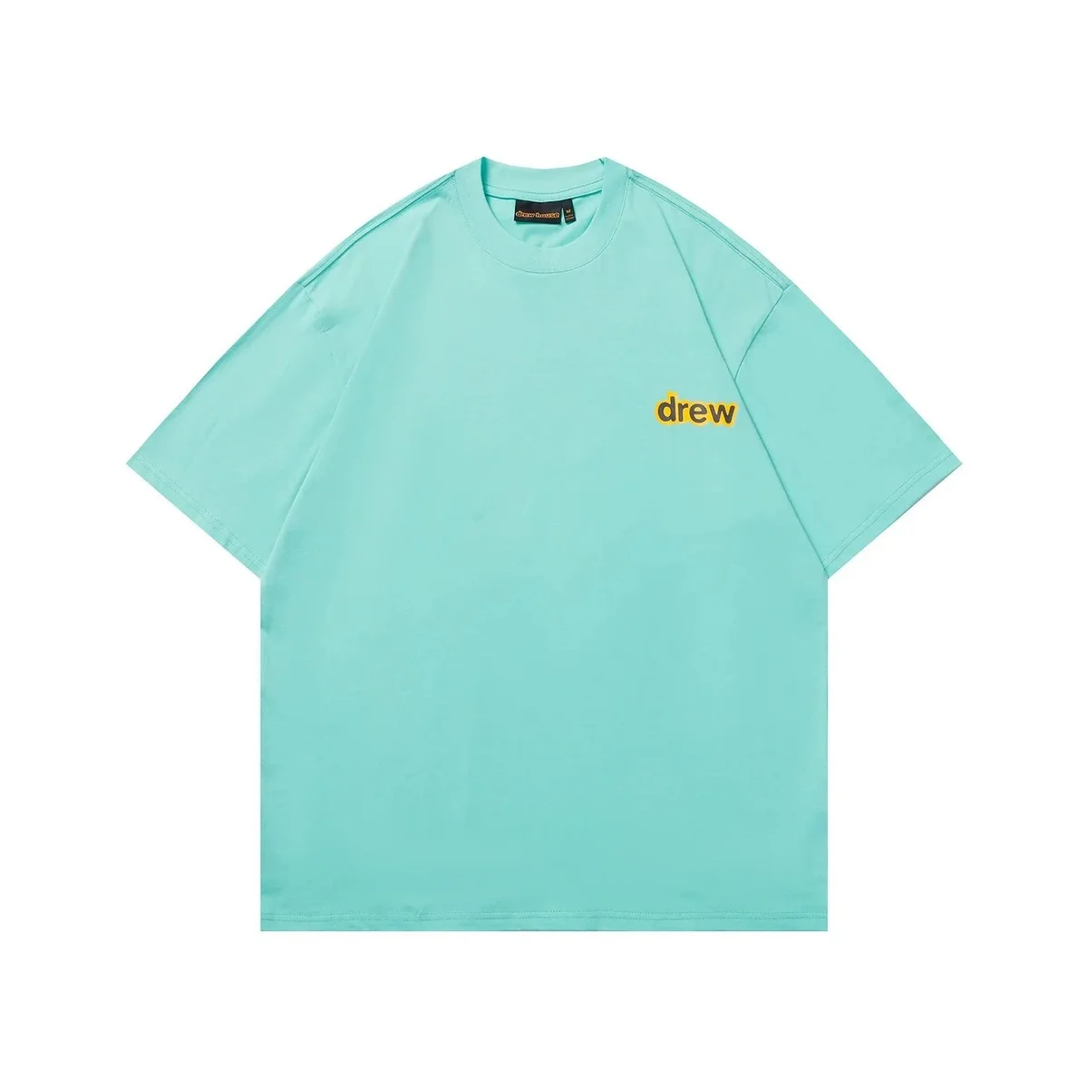 Drew House Drew House Mint Green 'drew' Logo T-Shirt Green - 1