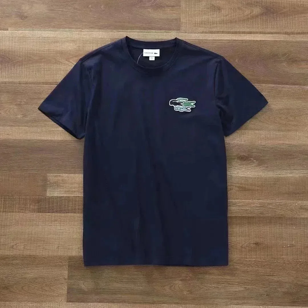 Lacoste Lacoste Crocodile Embroidered T-Shirt Navy Navy - 1