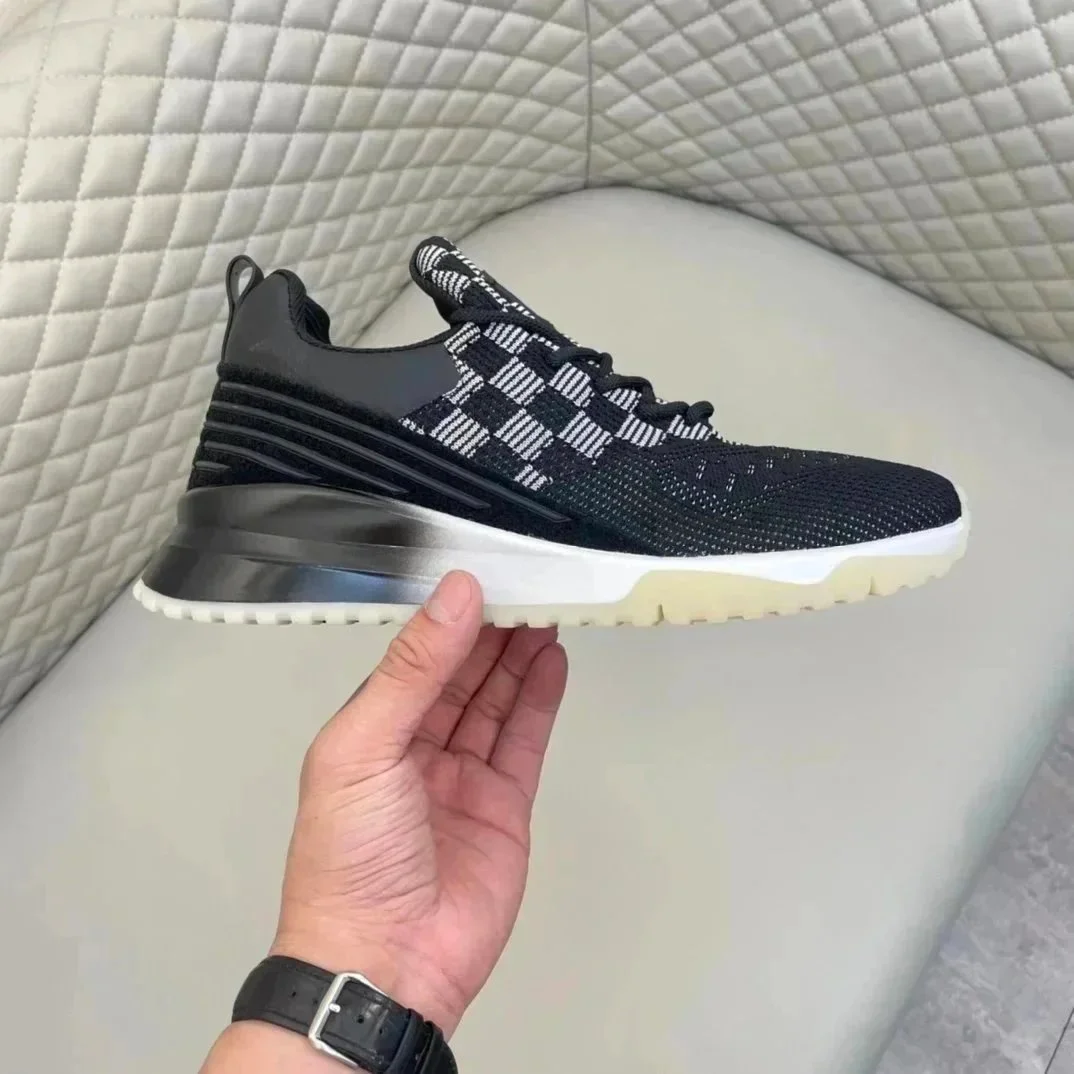 Alexander McQueen Unisex Black & White Checkered Sneakers Black - 1