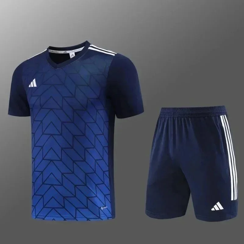 Adidas Adidas Blue Geometric Soccer Kit Navy - 1