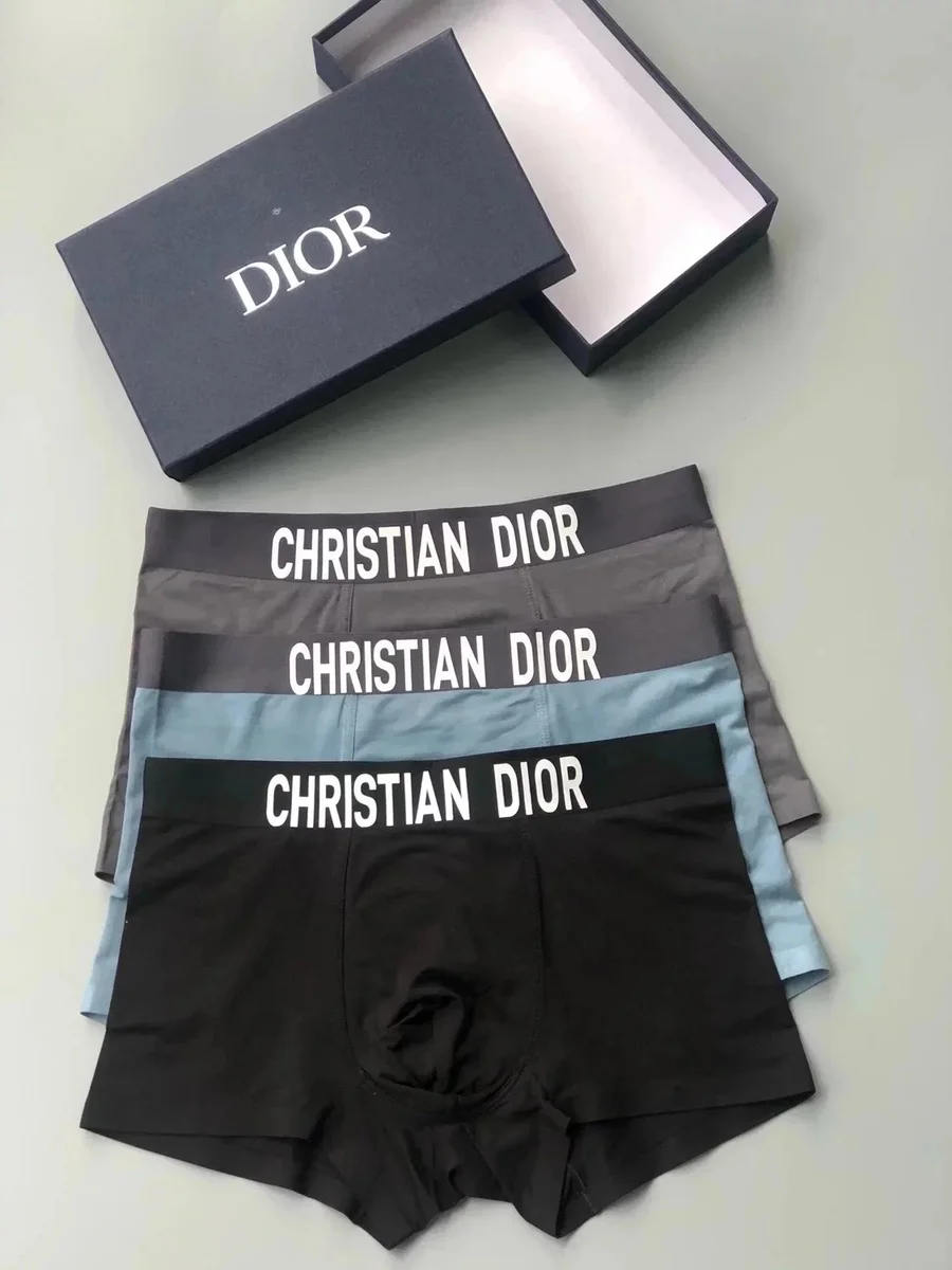 Dior Dior Men's Boxer Briefs Set Black - 1