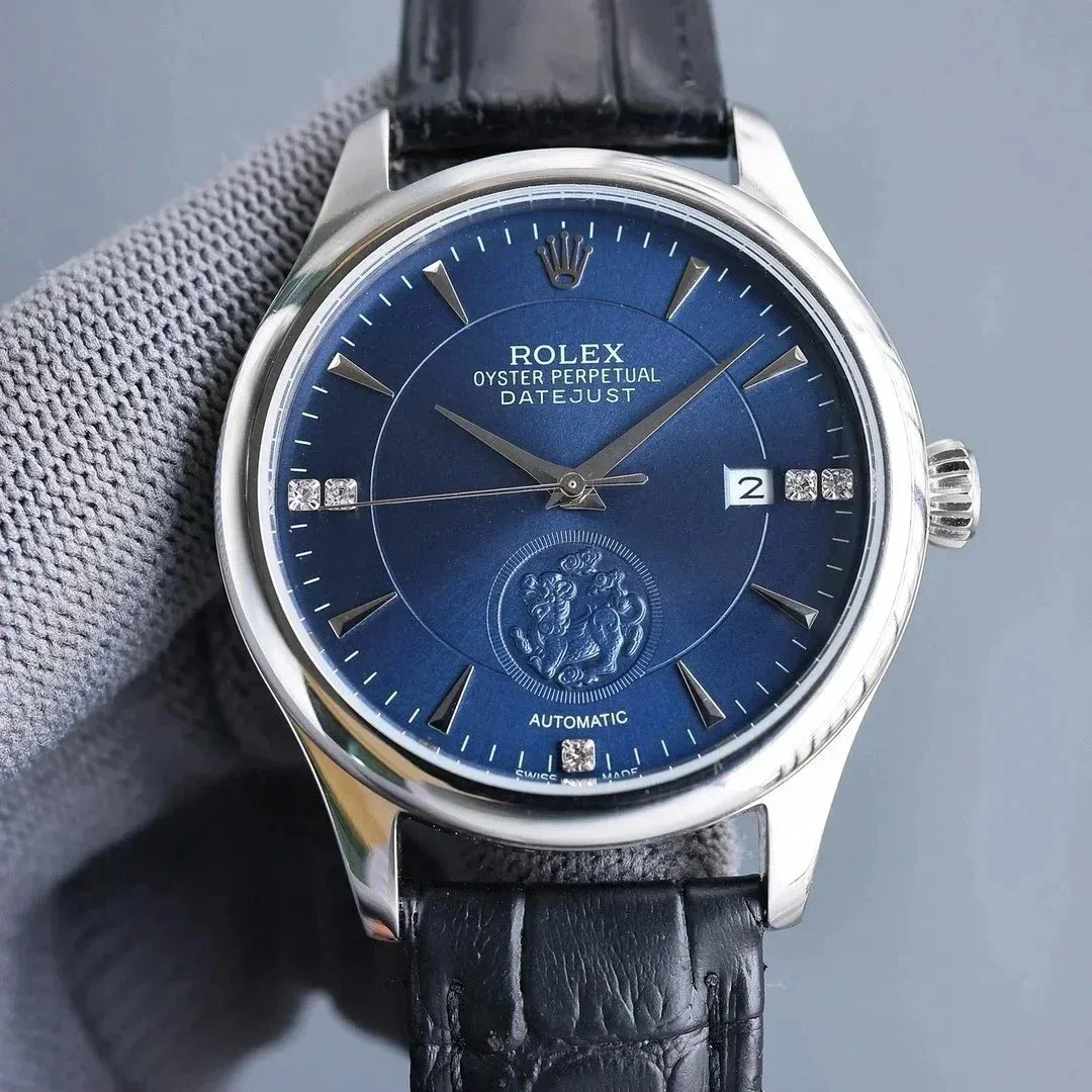 Rolex Rolex Datejust Blue Dial Automatic Watch Blue - 1
