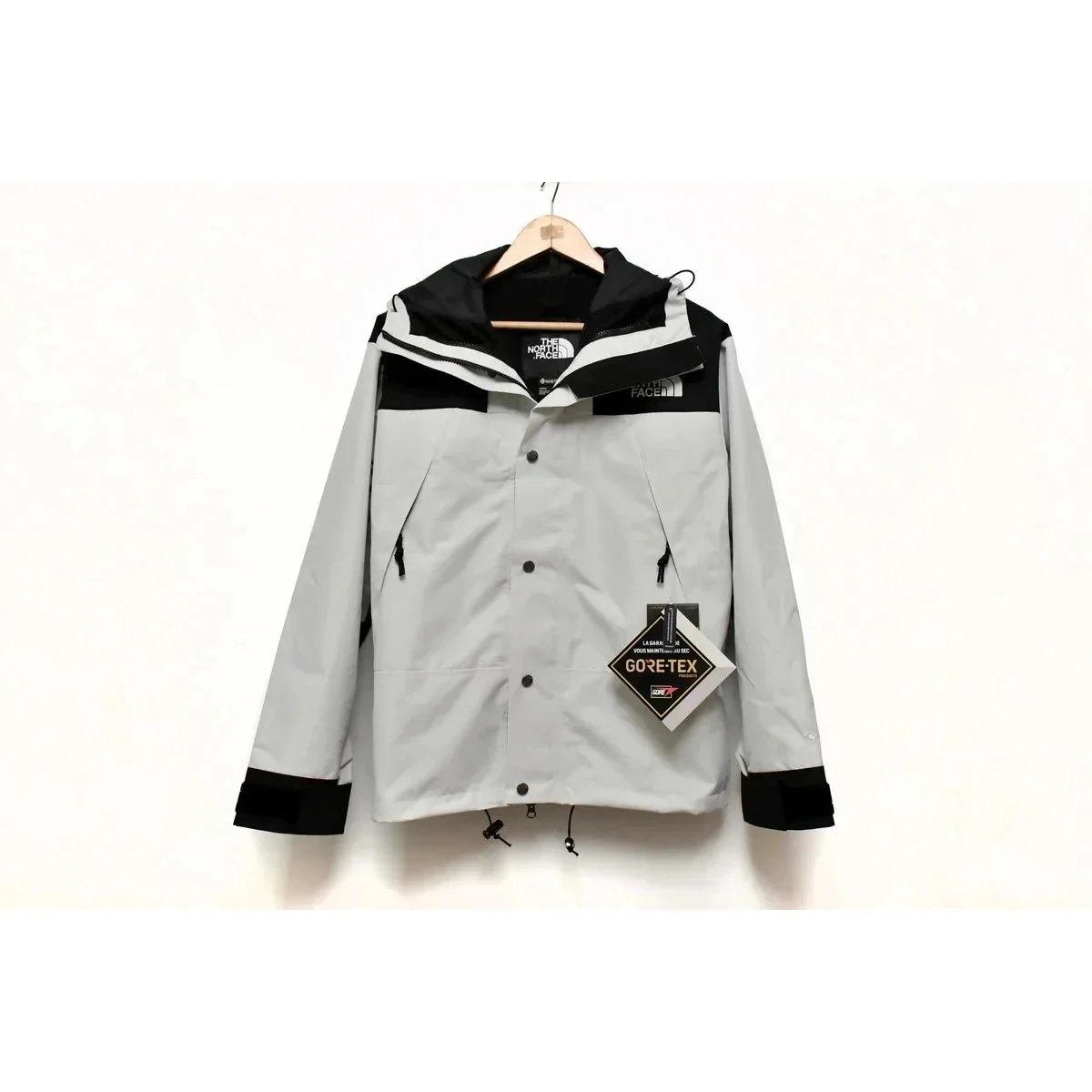 The North Face Nuptse Grey & Black Mountain Jacket