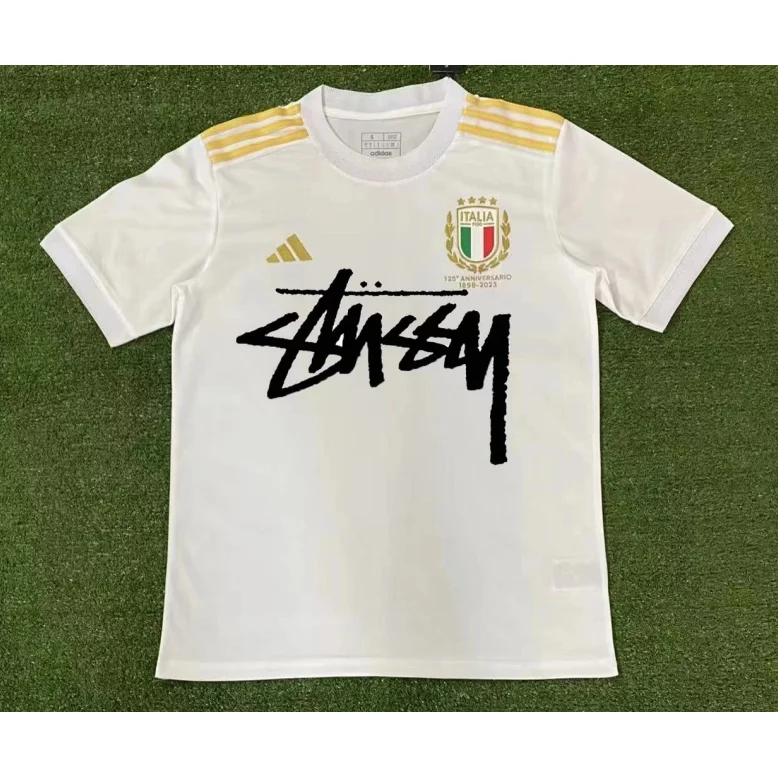 Adidas Adidas x Stussy Italia Jersey White White - 1