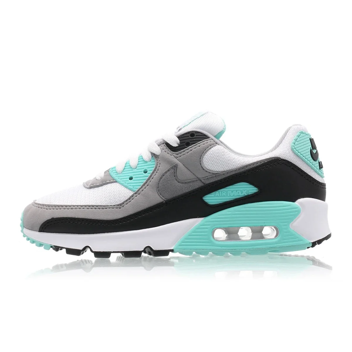 Nike Nike Air Max 90 White Grey Aqua Sneakers White - 1