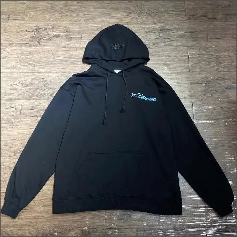 Vetements Vetements Black 'onVetements' Hoodie Black - 1
