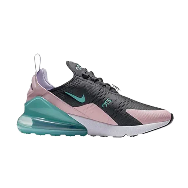 Nike Nike Air Max 270 Triple Black Pink Teal Sneakers Black - 1