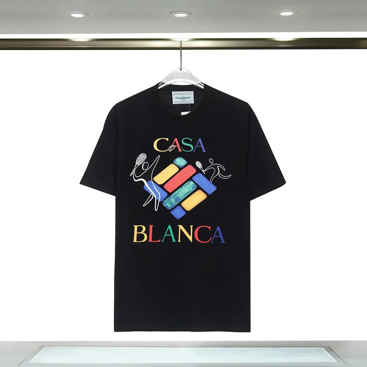 Casablanca Casablanca Casa Blanca Black T-Shirt Black - 1