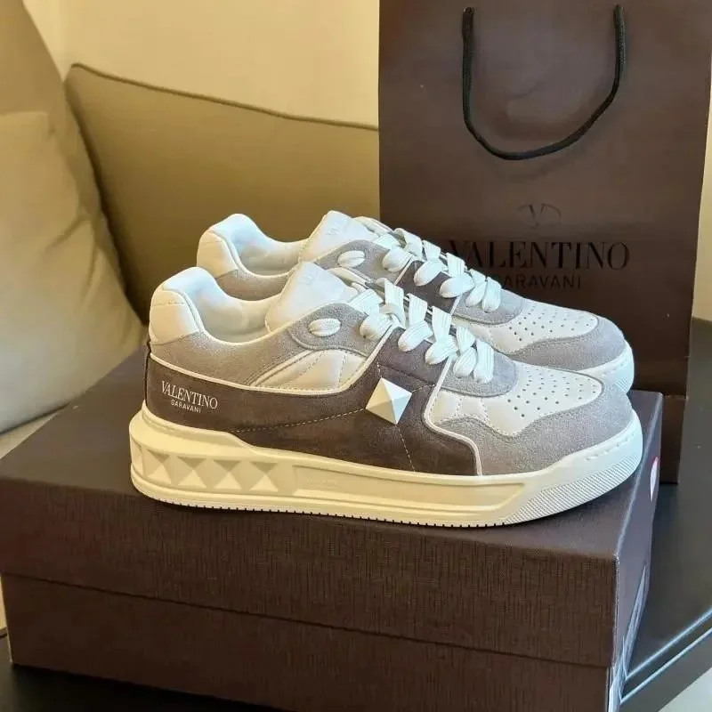 Valentino Valentino Rockstud Sneakers Grey/White Grey - 1