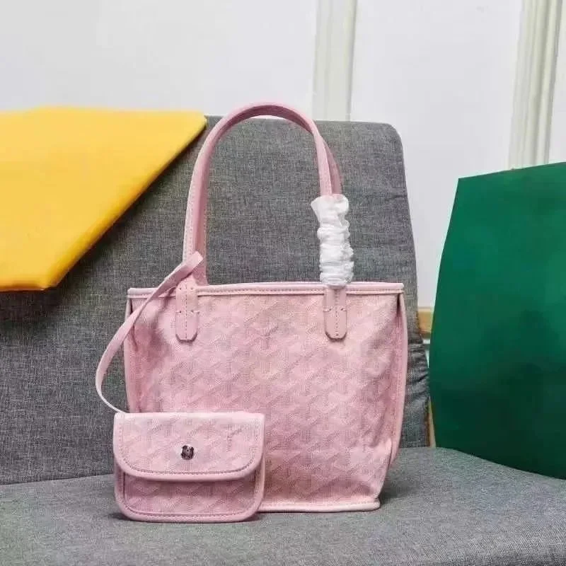 Goyard Goyard Saint Louis Pink Tote Bag Set Pink - 1