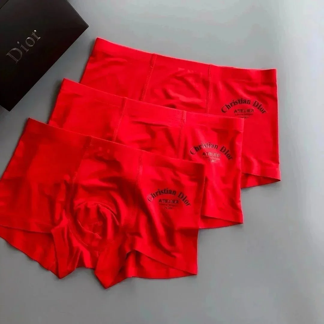 Dior Dior Red Atelier Boxer Briefs Red - 1