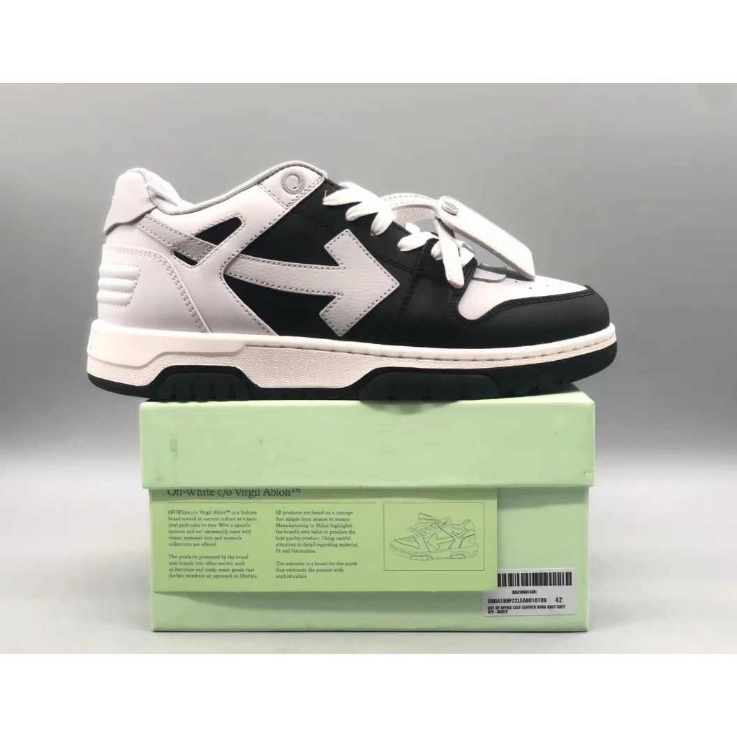 Off-White Off-White Out Of Office Black & White Sneakers Black - 1