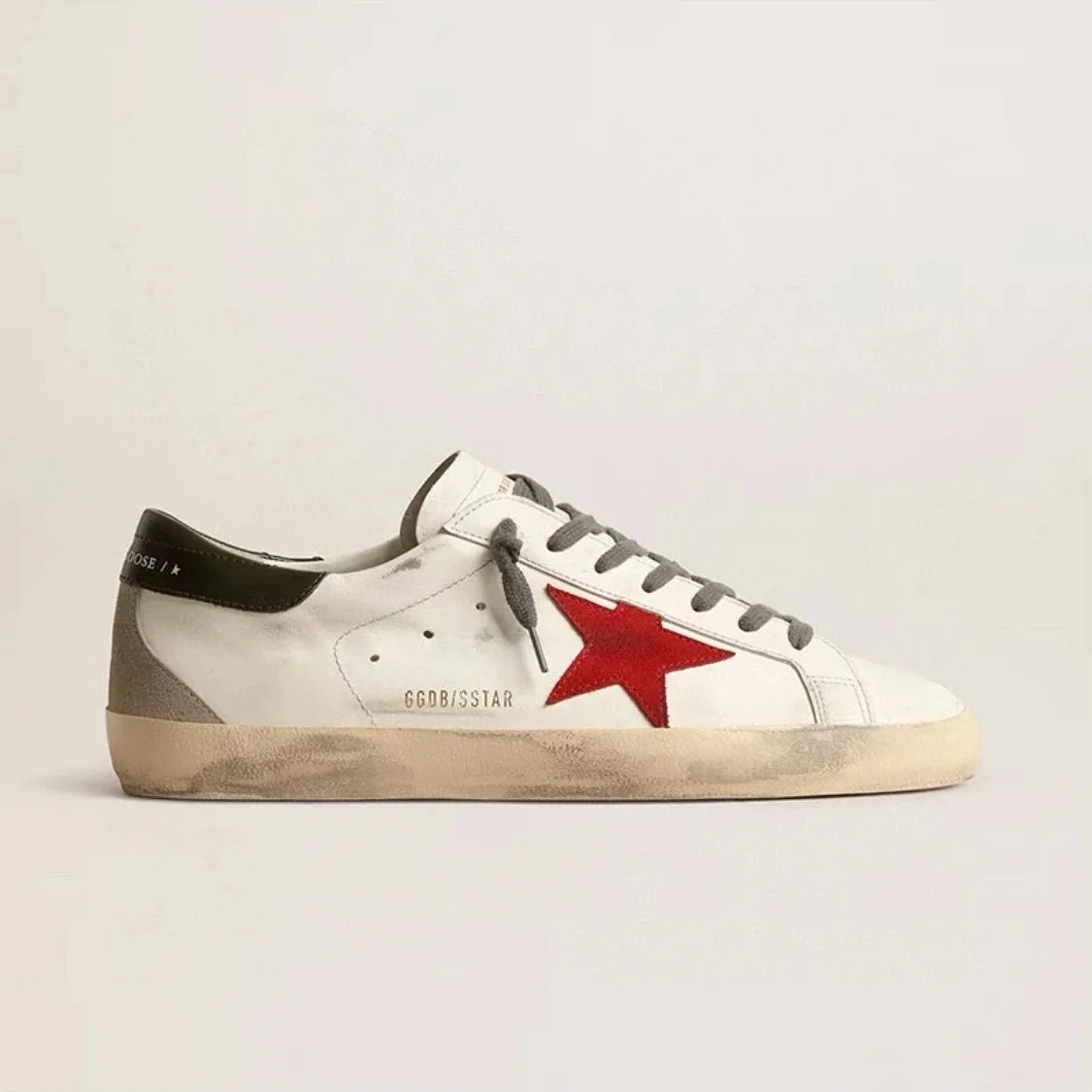 Golden Goose Golden Goose Super-Star White Red Star Sneakers White