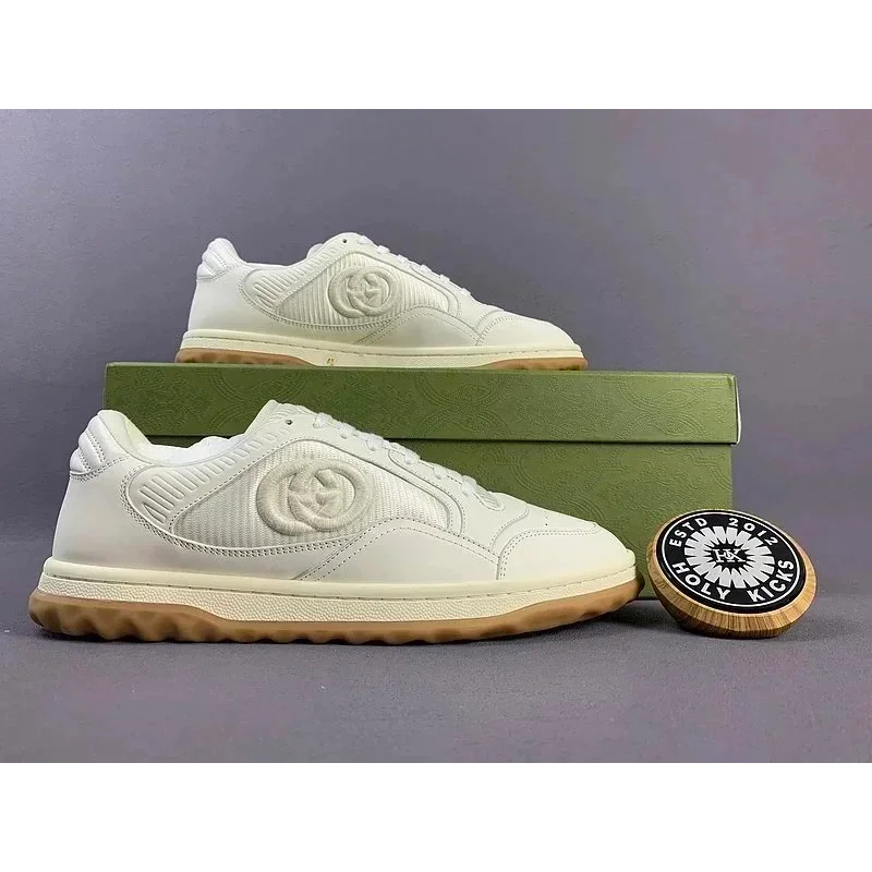Gucci Gucci GG Marmont White Leather Sneakers White - 1