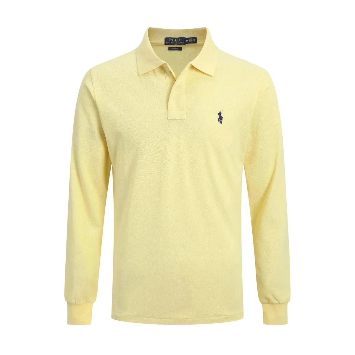 Polo Ralph Lauren Polo Ralph Lauren Yellow Long Sleeve Polo Shirt Yellow - 1