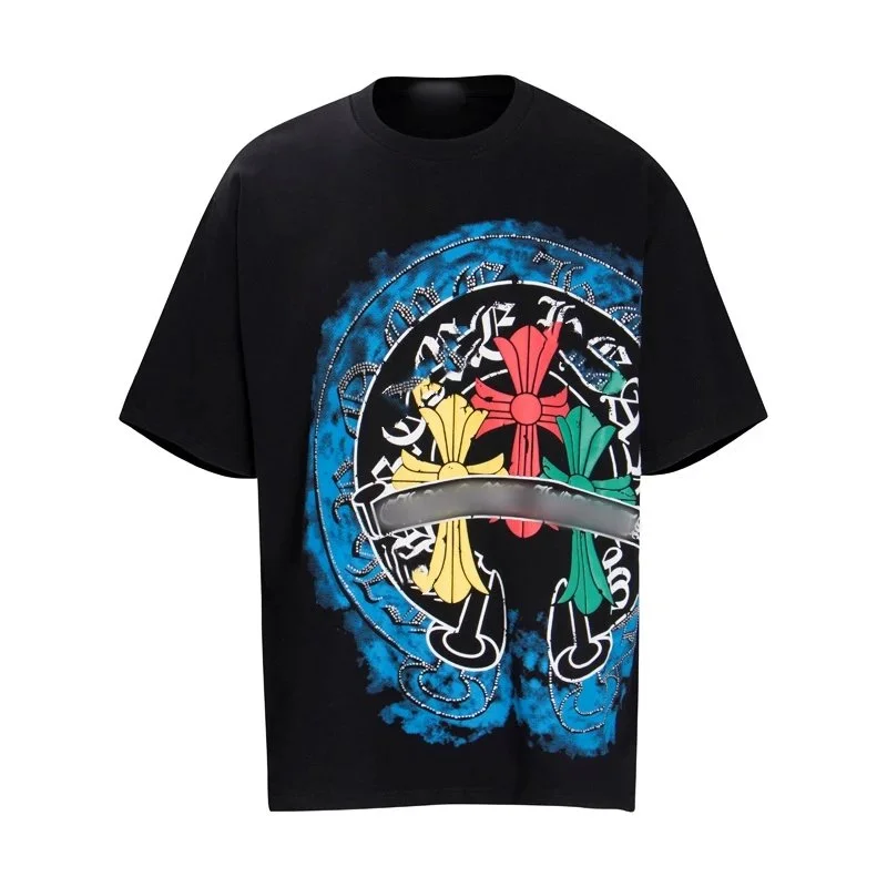 Chrome Hearts Chrome Hearts Cross Print Black T-Shirt Black - 1