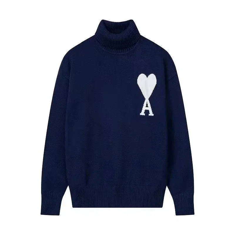 Acne Studios Acne Studios Face Turtleneck Sweater Navy Navy - 1