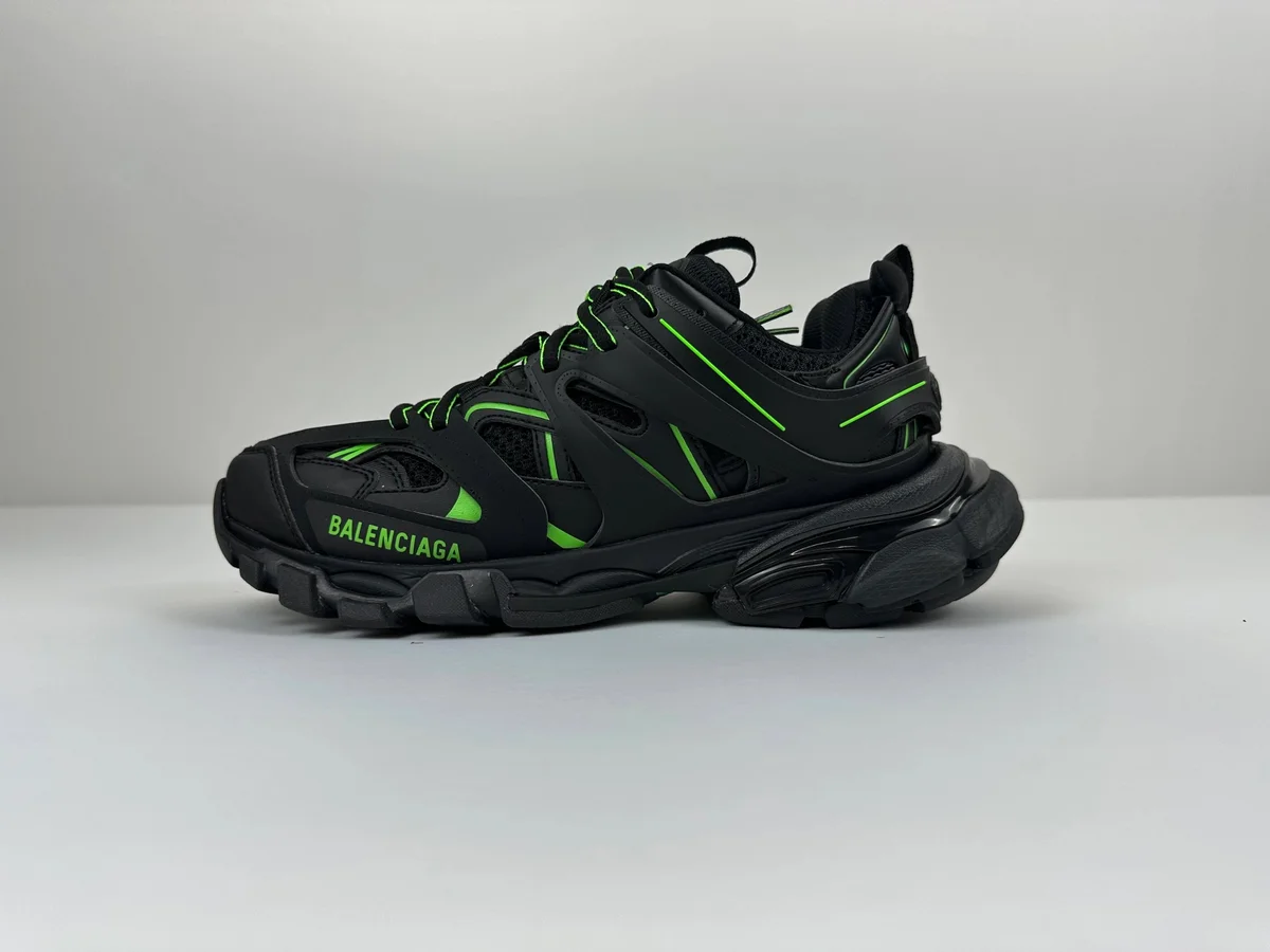 Balenciaga Balenciaga Track Black Green Sneakers Black - 1