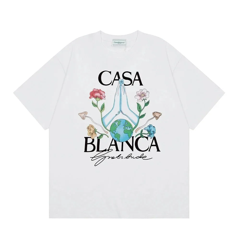 Casablanca Casa Blanca Gratitude White T-Shirt White - 1