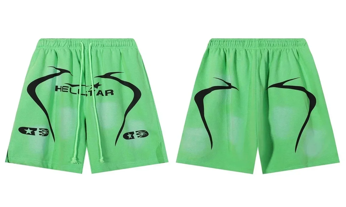 Hellstar Hellstar Green Hellstar Studios Shorts Green - 1