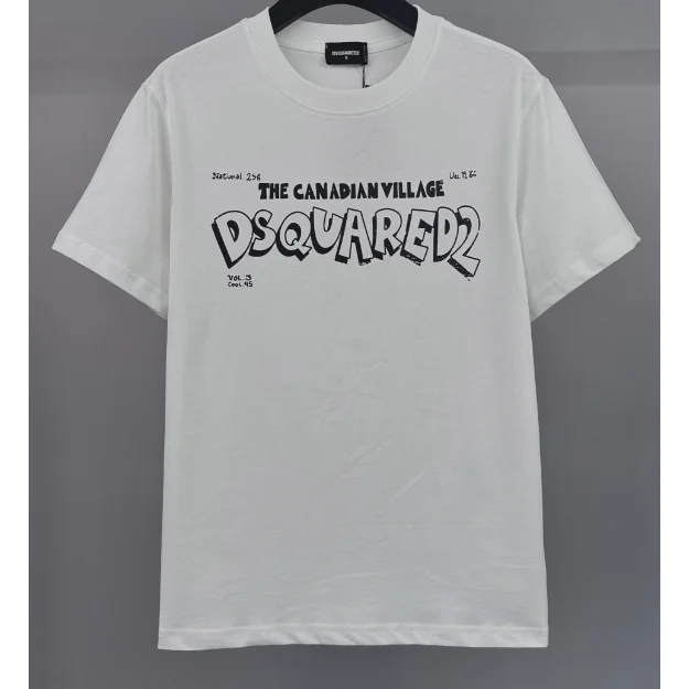 DSQUARED2 DSQUARED2 The Canadian Village White T-Shirt White - 1