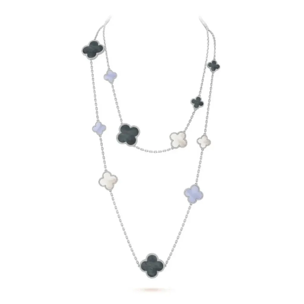 Van Cleef & Arpels Van Cleef & Arpels Alhambra Multi-Color Clover Necklace Multicolor - 1