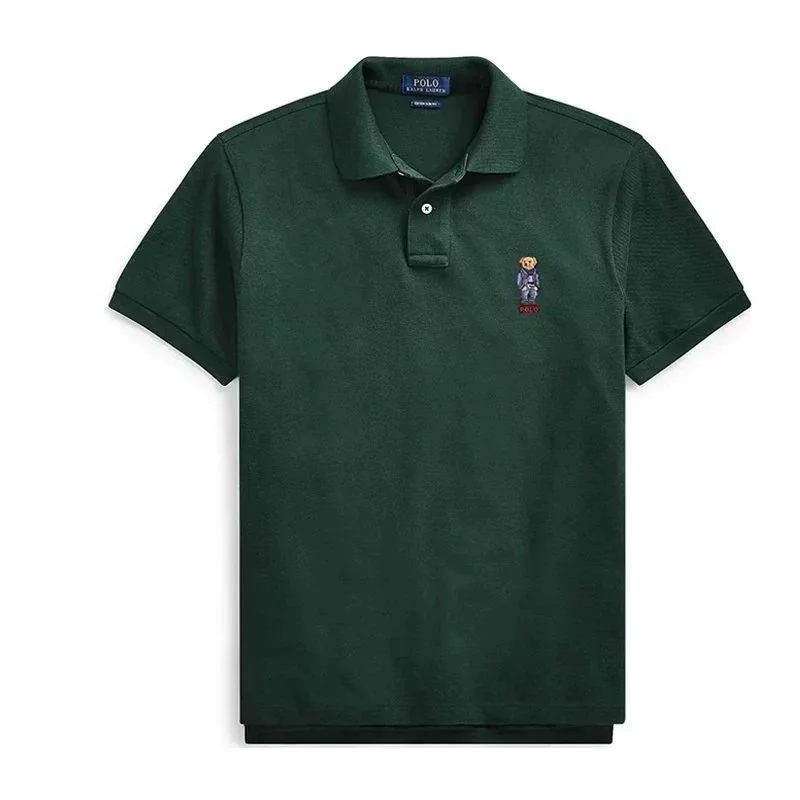 Polo Ralph Lauren Polo Ralph Lauren Bear Polo Shirt Green Navy - 1