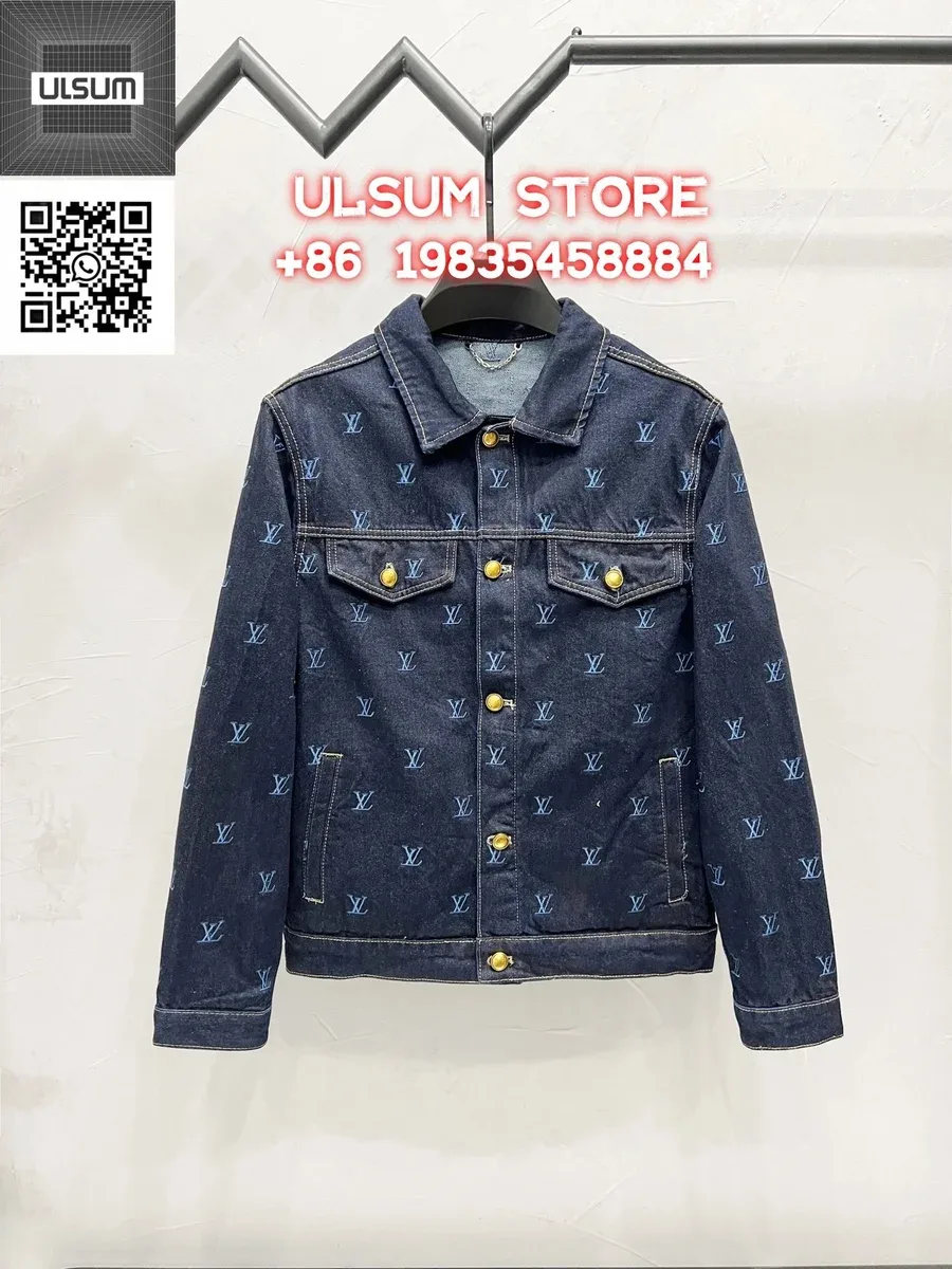 Louis Vuitton Denim Jacket with LV Monogram