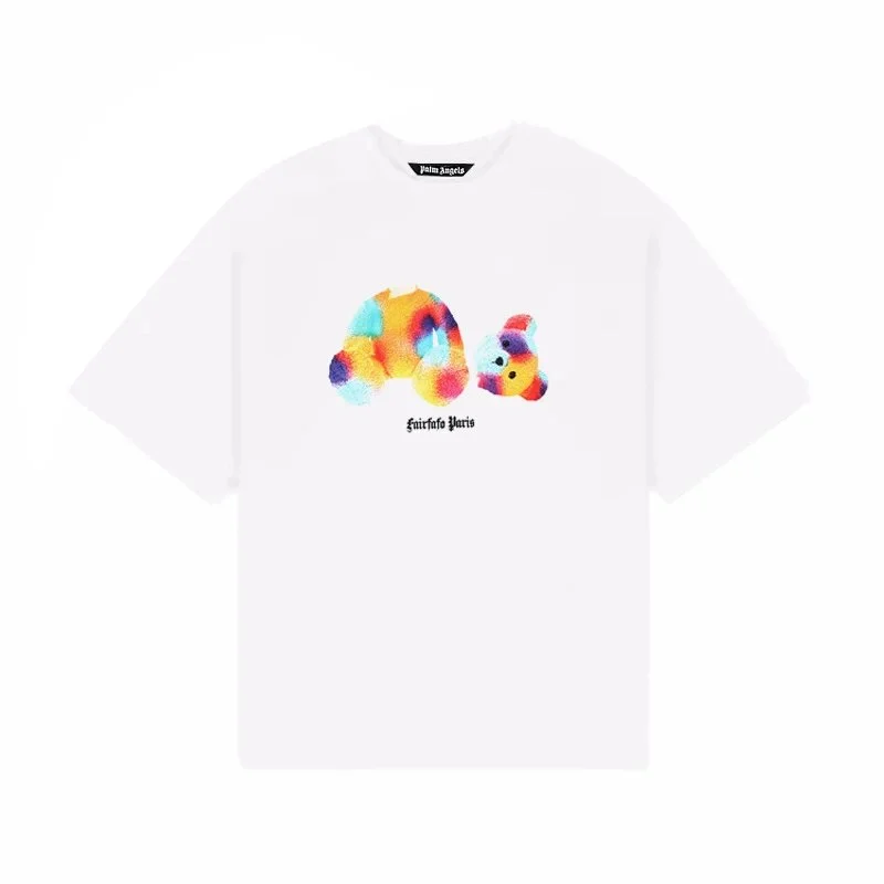 Palm Angels Palm Angels Bear White T-Shirt White - 1