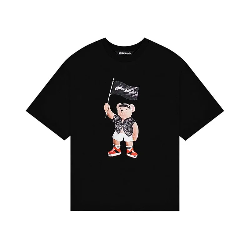 Palm Angels Palm Angels Bear Black T-Shirt Black - 1