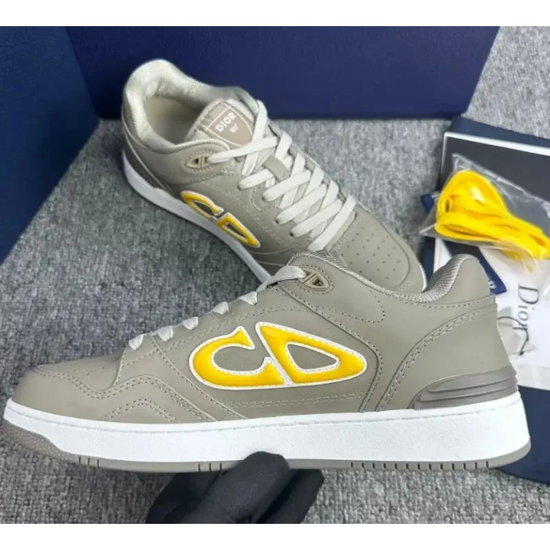Dior Dior CD Logo Sneakers Beige/Yellow Beige - 1