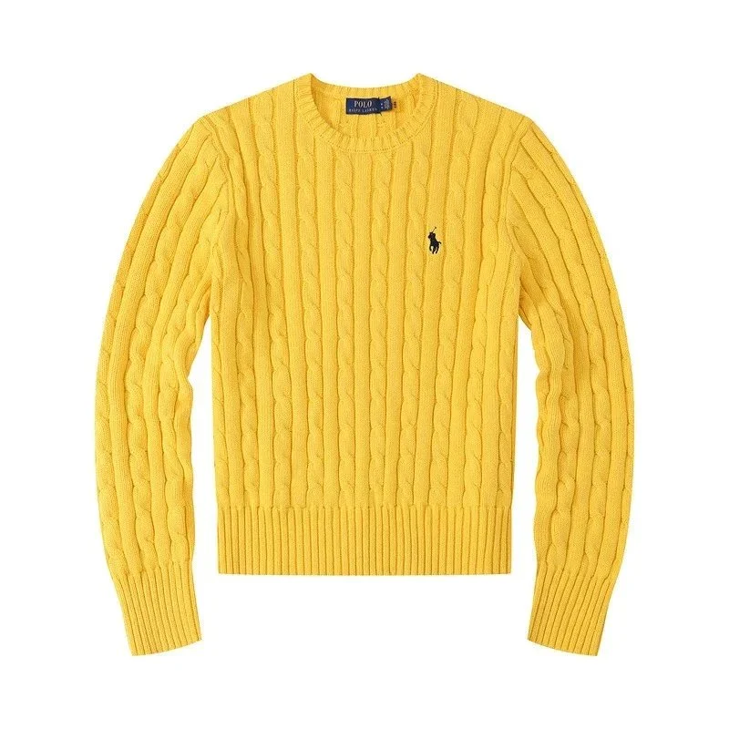 Polo Ralph Lauren Polo Ralph Lauren Yellow Cable Knit Sweater Yellow - 1