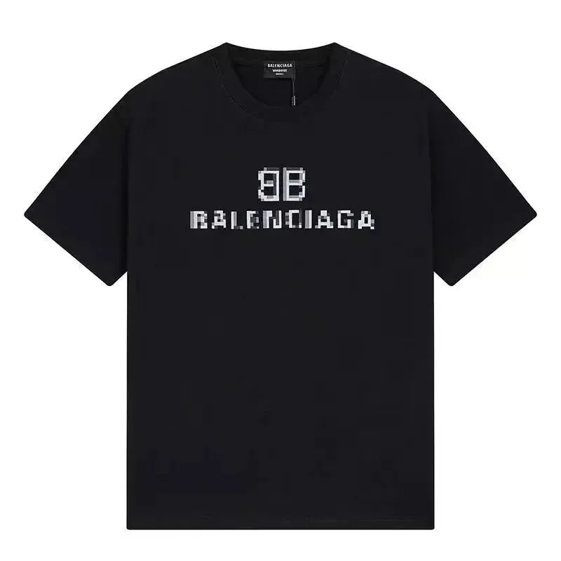 Balenciaga Balenciaga BB Logo Black T-Shirt Black - 1