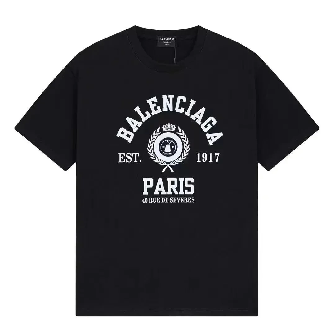 Balenciaga Balenciaga Black 'Est. 1917' T-Shirt Black - 1