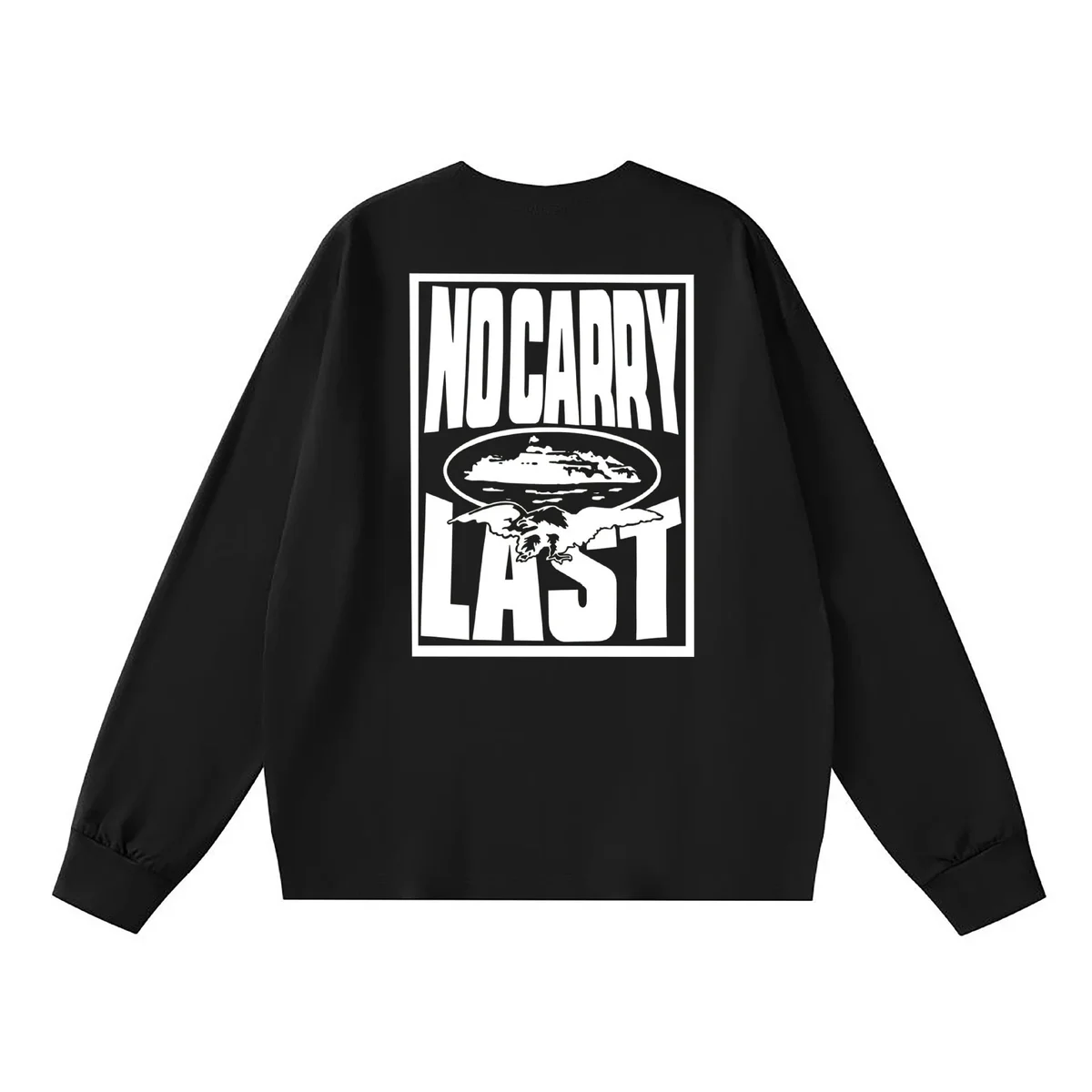 Other Black 'No Carry Last' Long Sleeve T-Shirt Black - 1