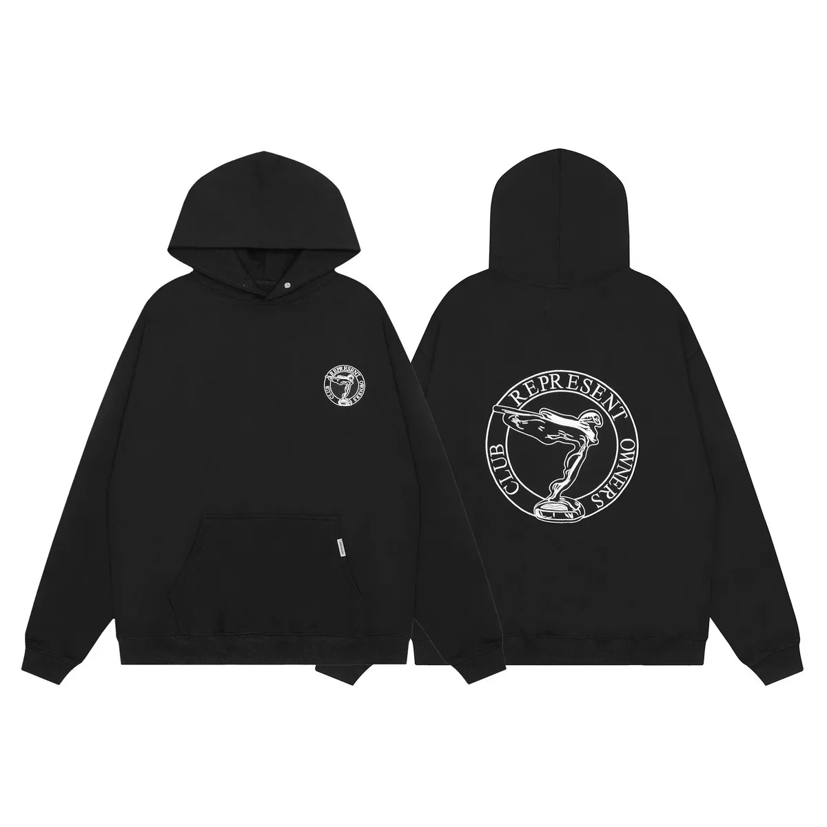 Represent Represent Owners Club Black Hoodie Black - 1