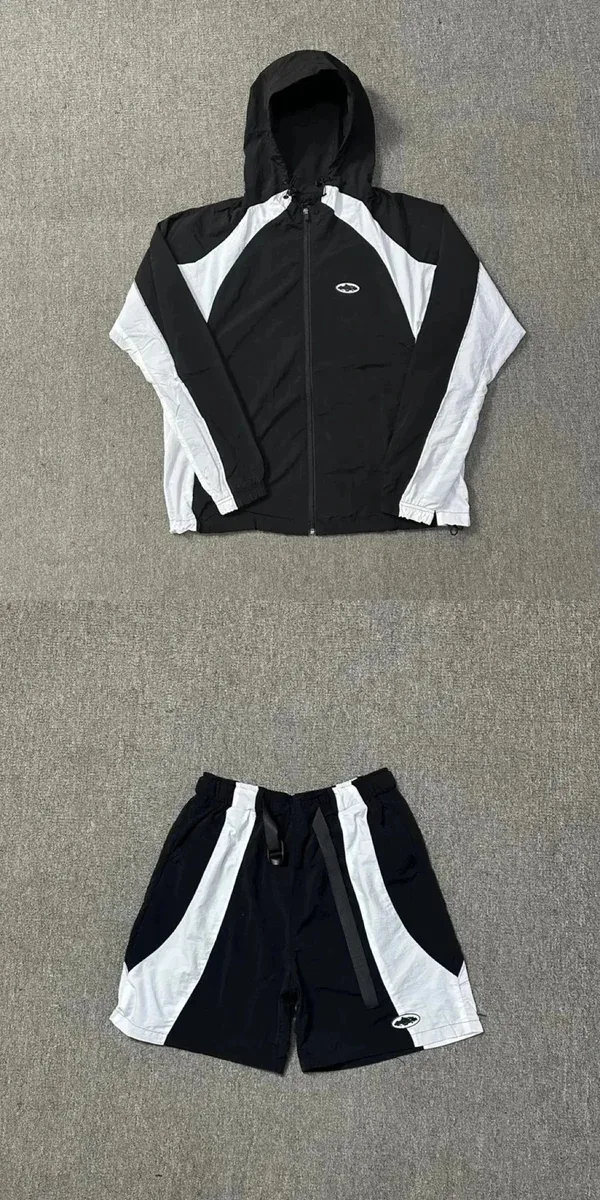 Other Unisex Black & White Tracksuit Set Black - 1